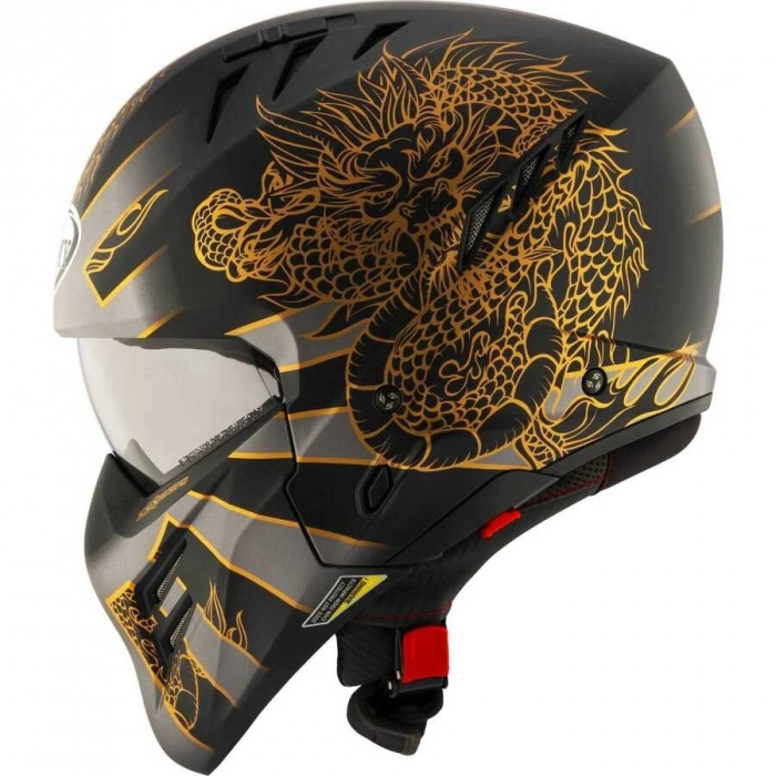ARMOR KASK DRAGON MAT GRİ