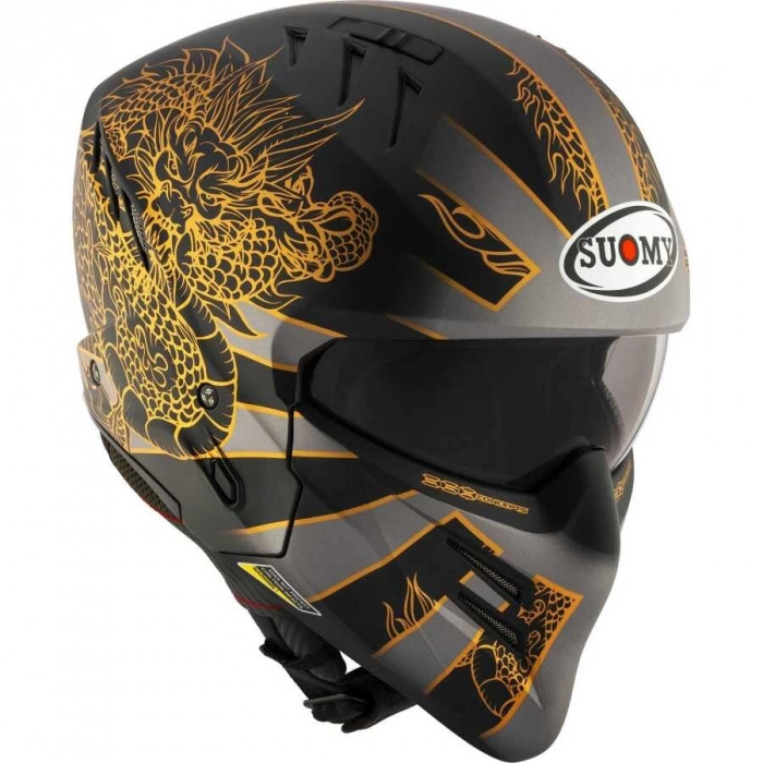 ARMOR KASK DRAGON MAT GRİ