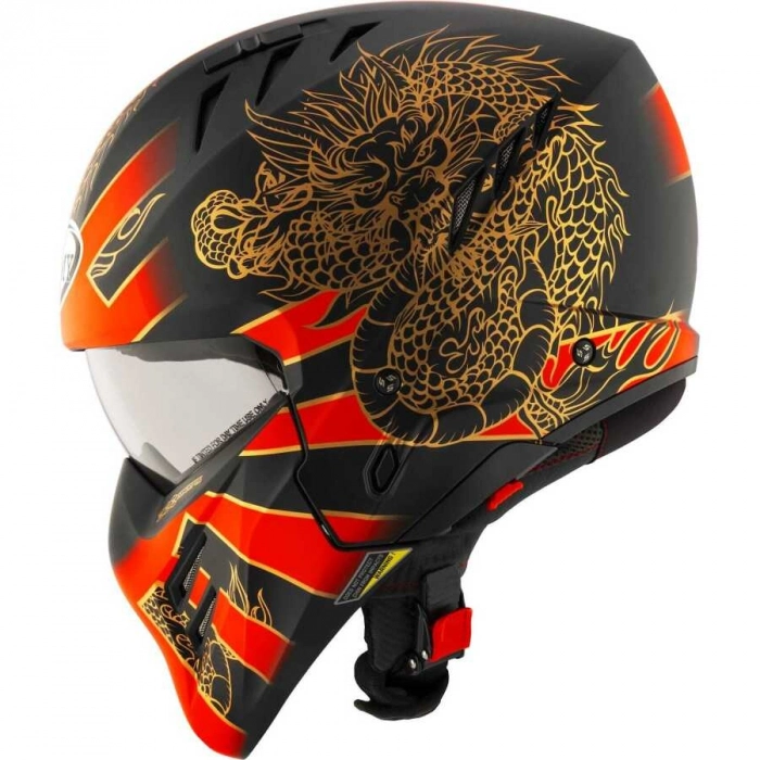 ARMOR KASK DRAGON MAT KIRMIZI