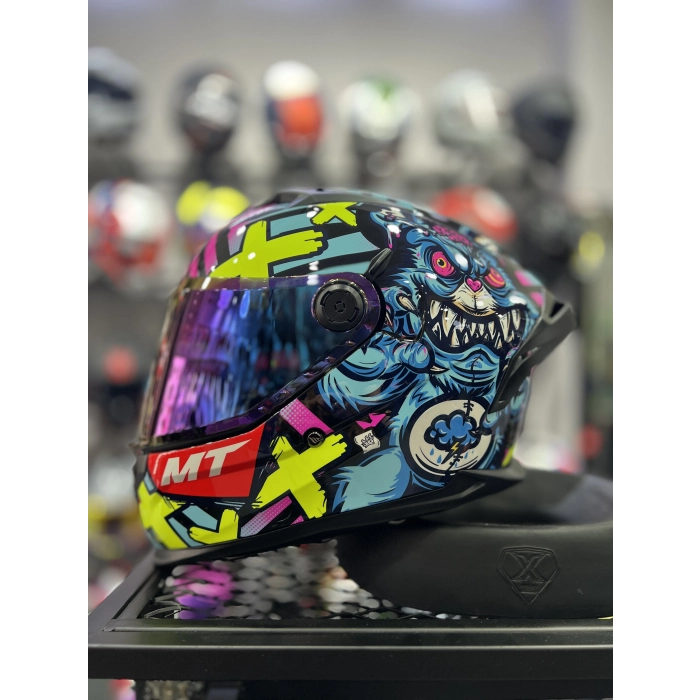 Braker Crazy Teddy Şeffaf (+1 İridyum Vizör)