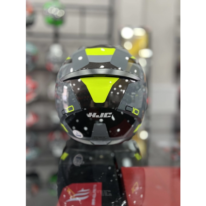 C10 KASK TINS MC3H GRİ KASK ŞEFFAF VİZÖRLÜ