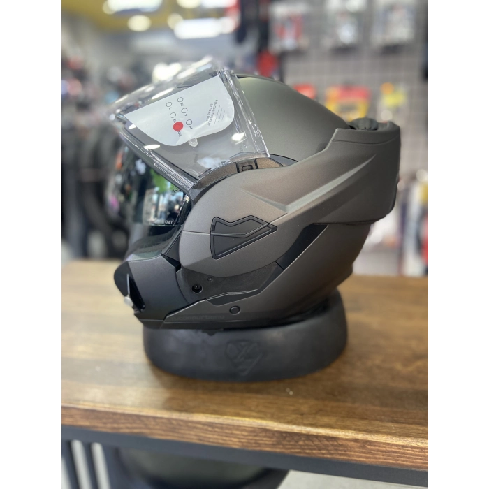 FASTFLIP KASK MAT ANTRASİT GRİ (motozilla)