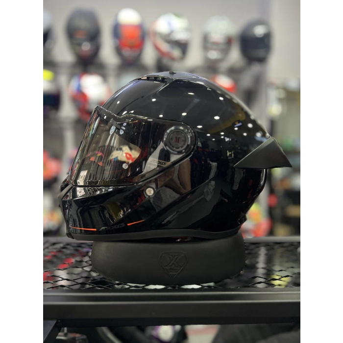 FENIX GLOSS BLACK SİYAH VİZÖRLÜ (+1 ŞEFFAF VİZÖR)