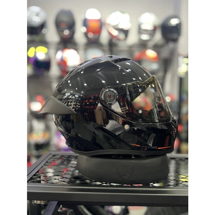 FENIX GLOSS BLACK SİYAH VİZÖRLÜ (+1 ŞEFFAF VİZÖR)