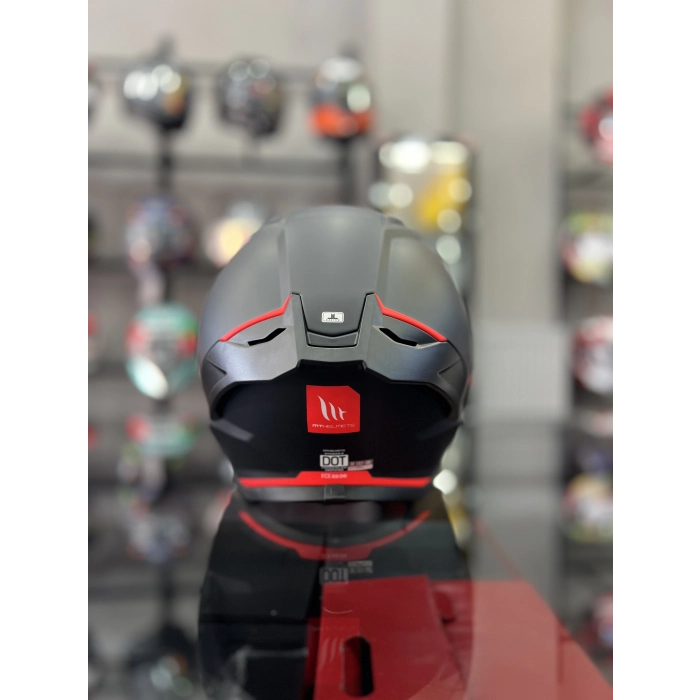 Helmet Stinger Mat Siyah (+1 Siyah Vizör)