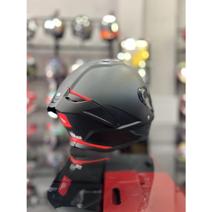 Helmet Stinger Mat Siyah (+1 Siyah Vizör)