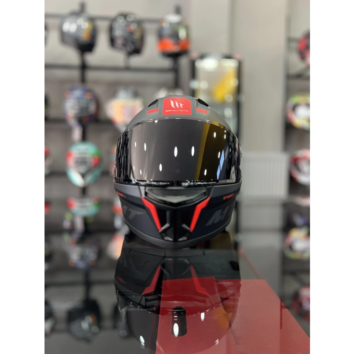 Helmet Stinger Mat Siyah (+1 Siyah Vizör)