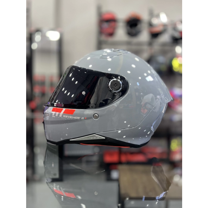 Helmets Revenge 2s Nardo Gri Parlak Şeffaf Vİzörlü