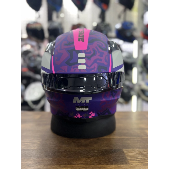 MT targo outside kask (ŞEFFAF VİZÖRLÜ GÖNDERİLMEKTEDİR)