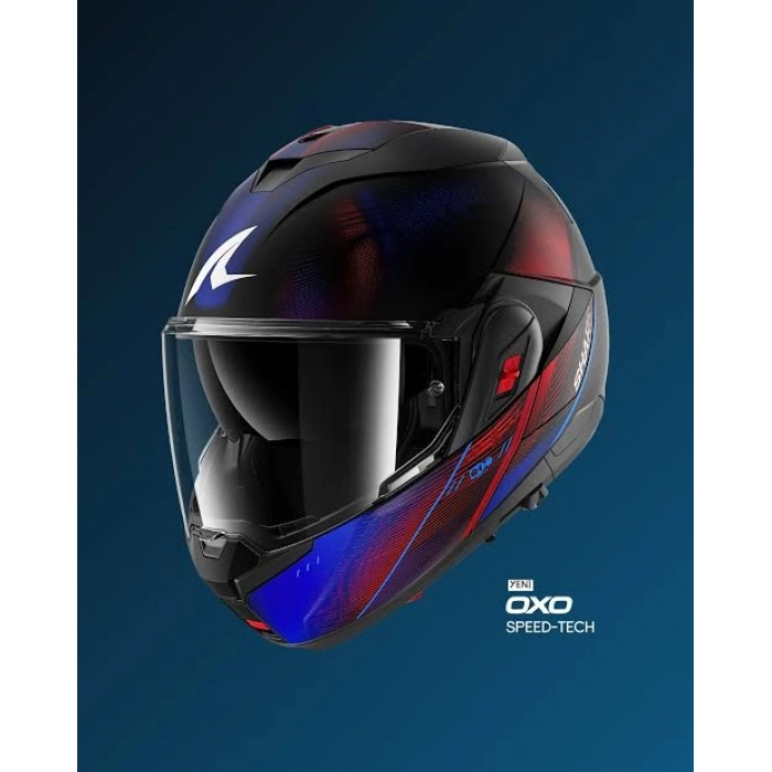 Oxo Speed-Tech Mat Çene Açılır Kask KBR