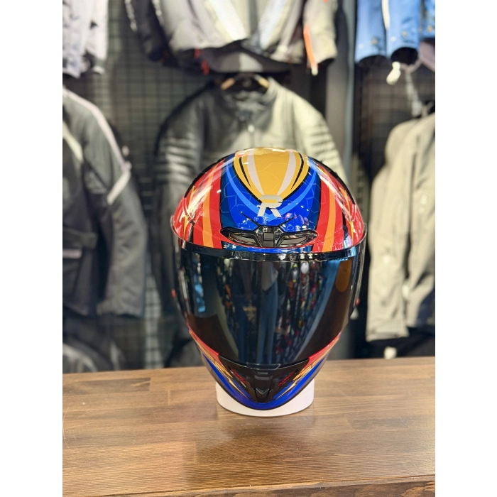 R2 FLASH KIRMIZI KASK ŞEFFAF VİZÖRLÜ