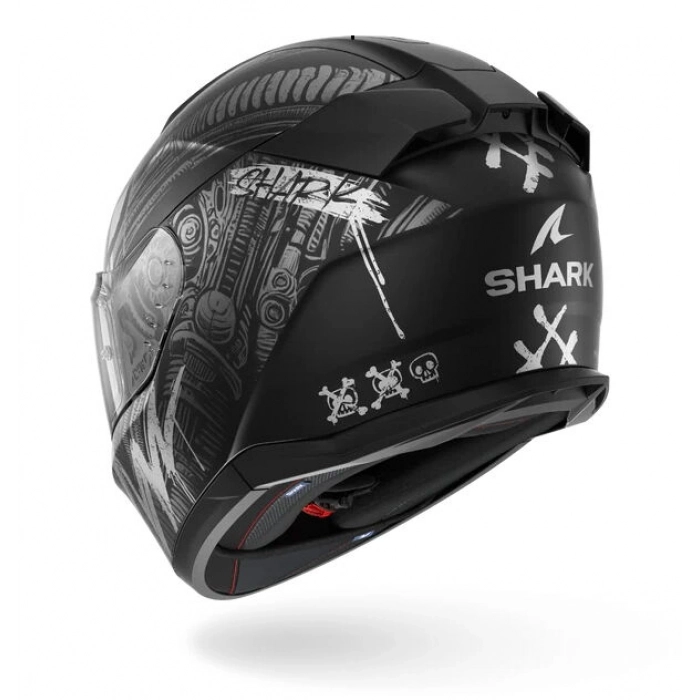 Shark D-Skwal 3 Shıever Mat Kapalı Kask (MOTOZİLLA)