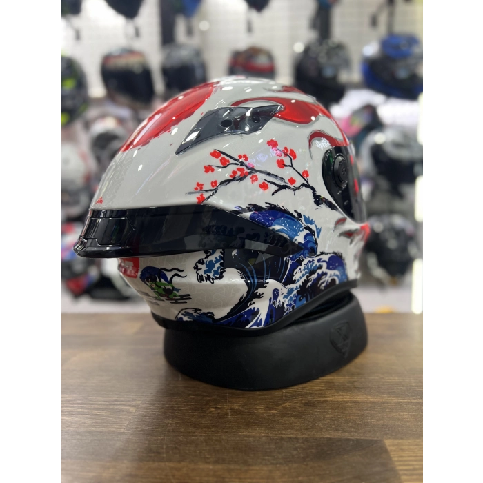 TARGO YAMANAKA KASK (ŞEFFAF VİZÖR İLE GÖNDERİLMEKTEDİR)