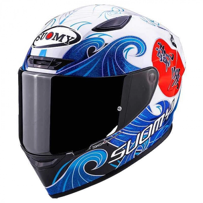 TRACK-1 KASK WAWES BEYAZ CARBON