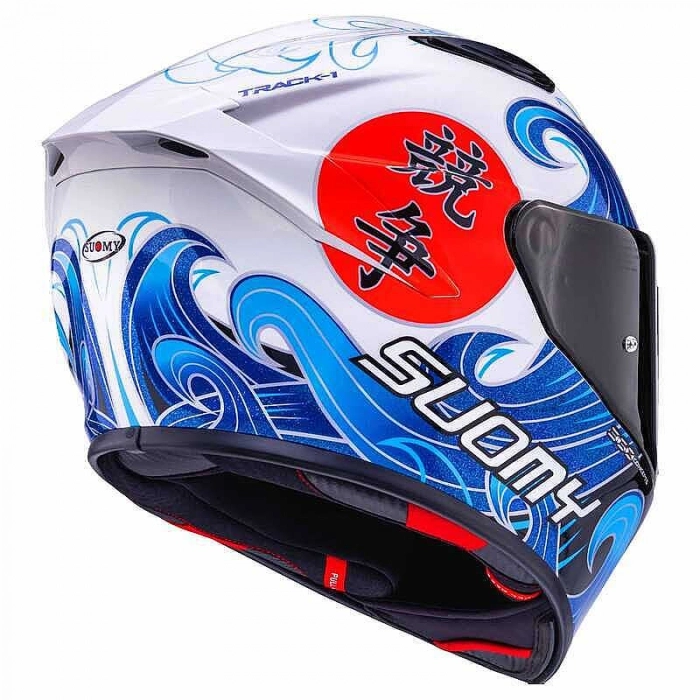 TRACK-1 KASK WAWES BEYAZ CARBON