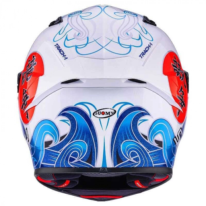 TRACK-1 KASK WAWES BEYAZ CARBON