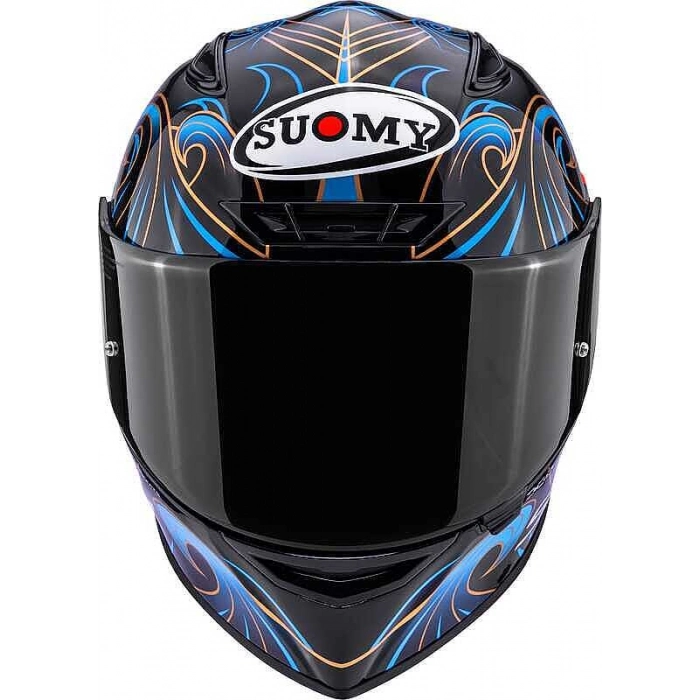 TRACK-1 KASK WAWES SİYAH CARBON