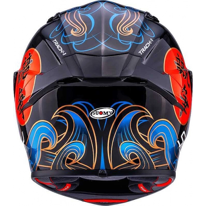 TRACK-1 KASK WAWES SİYAH CARBON