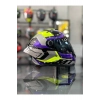 Helmets Kask Mt Thunder 4 Sv Valıant B2 Parlak Gri Mor ŞEFFAF VİZÖR