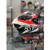 TT-COURSE KASK GEAR SİYAH KIRMIZI ŞEFFAF VİZÖRLÜ
