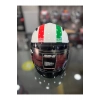 ONE FLAG İTALY YARIM KASK SİYAH VİZÖR motozilla