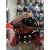 801 Draglax Kırmızı Kapalı Kask Siyah Vizörlü