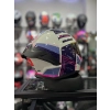Helmets Stinger Tron Parlak Kask (Şeffaf Vizörlü)