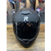 R1 Mat Siyah Vizörlü Kapalı Kask (Güneş Vizörlü)