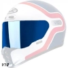 V10 KASK CAMI VİZÖR MAVİ HJ41