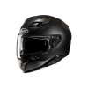 F71 Güneş Visörlü Kapalı Motosiklet Kaskı Semi Flat Siyah