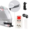 HC-20 | Motosiklet Kask Çene Telefon ve Aksiyon Kamera Tutucu (Full Set)