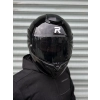 R1 Parlak Siyah Kapalı Kask (Siyah Vizörlü) md820