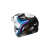 İ80 Imes MC21 Çene Açılır Motosiklet Kaskı Mavi Beyaz Kırmızı