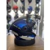 MAT MAVİ YARIM KASK GÜNEŞ VİZÖRLÜ