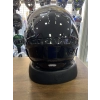 PARLAK SİYAH YARIM KASK GÜNEŞ VİZÖRLÜ