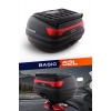 Wogen 52 Litre Motosiklet Arka Çantası Üst Bagaj Basic Siyah