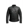 Motosiklet Montu Mustang Siyah Deri 4 Mevsim %100 Leader Motorcu Mont