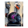 FX-101 Pink Woman Yarım Camlı Kask
