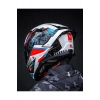 Thunder 4 Sv Luminence A7 parlak kask (şeffaf vizörlü biçimde gönderilecektir)