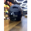 RX MAT SİYAH KASK ŞEFFAF (+1 AYNA) VİZÖRLÜ