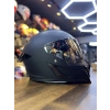 RX MAT SİYAH KASK ŞEFFAF (+1 AYNA) VİZÖRLÜ