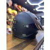 RX MAT SİYAH KASK ŞEFFAF (+1 AYNA) VİZÖRLÜ