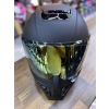 RX MAT SİYAH KASK ŞEFFAF (+1 GOLD ) VİZÖRLÜ