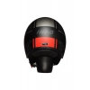 UNIVER 612 Açık (Yarım) Kask – Desenli Mat Siyah, Vizörlü, Güneş Vizörlü ,CE Onaylı