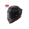 FF-871 FREEDOM SİYAH KIRMIZI DESENLİ KASK