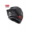 FF-871 FREEDOM SİYAH KIRMIZI DESENLİ KASK