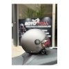 FR-612 Yarım Camlı Mat Gri Kask