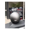 FR-612 Yarım Camlı Mat Gri Kask