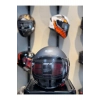 FR-612 Yarım Camlı Mat Gri Kask