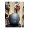 FR-612 Yarım Camlı Mat Gri Kask